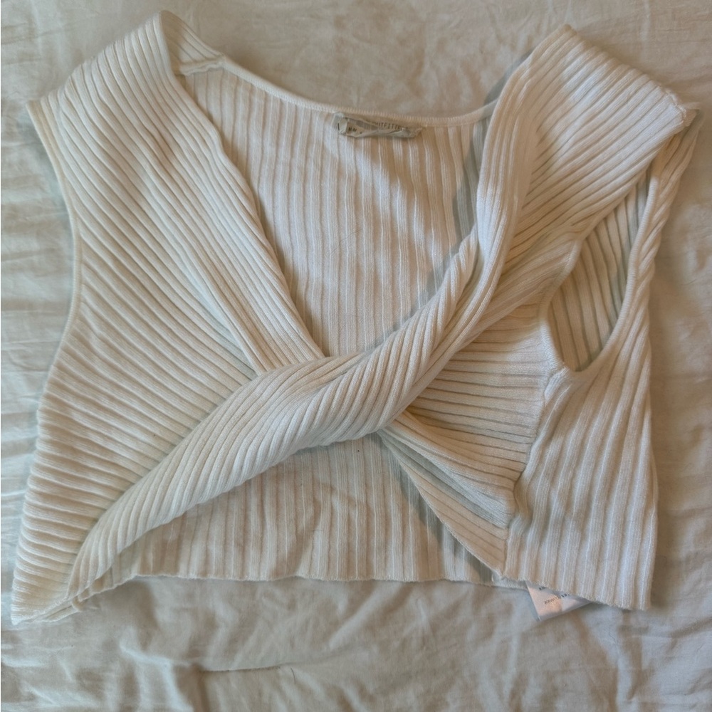 Urban outfitters knotted crop top